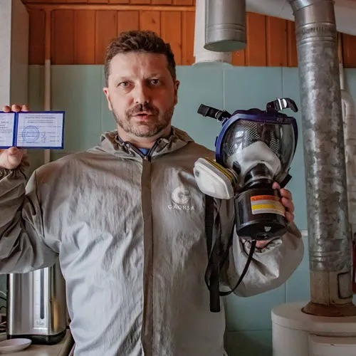 ФОТО Удаление плесени в рабочем поселке Московской области Менделеево